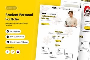 Min Jae - Studen Portfolio Landing, a Landing Page Template by productype1