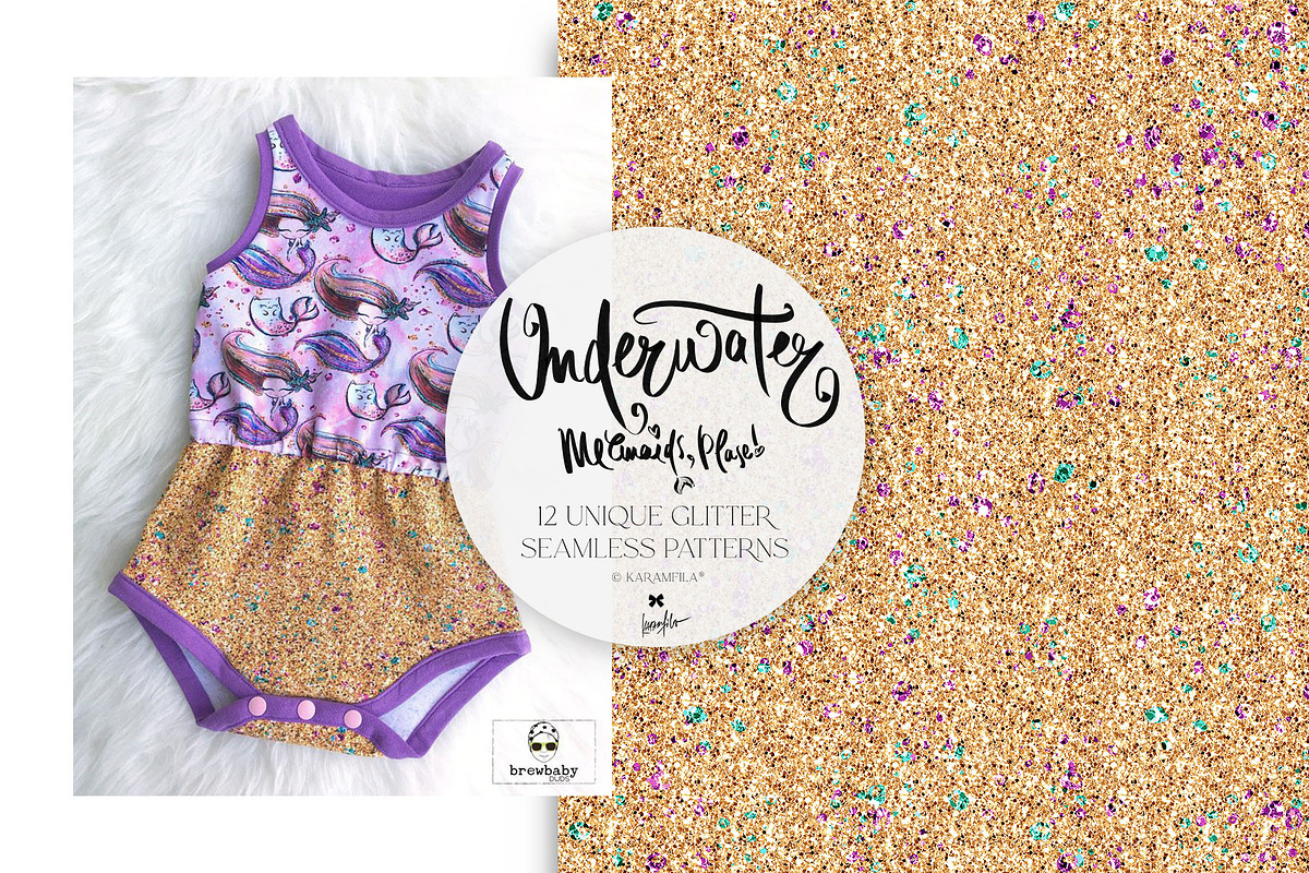 Mermaid Scales Glitter Textures, a Texture Graphic by KaramfilaS (Photo 8 of 26)