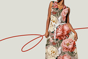 VICTORIAN PEONY Seamless Pattern, a Pattern Graphic by AYAKA Studio Co. (Thumbnail 3 of 8)