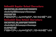 Hollowbit, a Serif Font by Francisco Beltrán (Thumbnail 2 of 4)