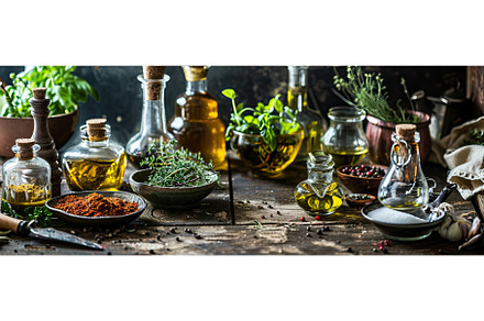 Healthy ingredients of various food, a Food & Drink Photo by Neirfy