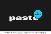 Paste Display Typeface, a Font by Tapiwanashe Garikayi (Thumbnail 2 of 8)