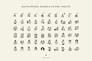 BAKERY line art illustrations, a Food Illustration by Crocus Paperi (Thumbnail 3 of 5)