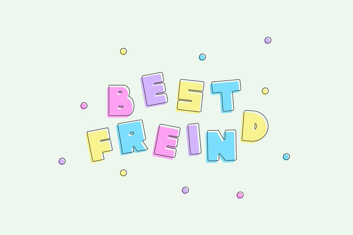 Mas Bro | Kids and Bold Font, a Sans Serif Font by MustofaCreative (Photo 1 of 7)