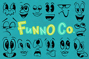 Cartoon Face Creator Dingbat Font, a Symbol Font by Funno Co. (Thumbnail 4 of 4)