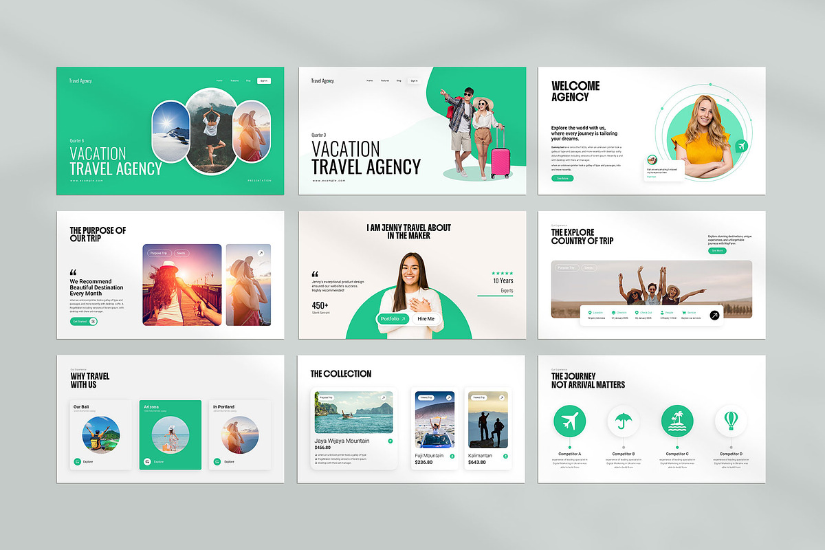 Travel Agency Presentation, a Presentation Template by KreateTribe (Photo 5 of 5)