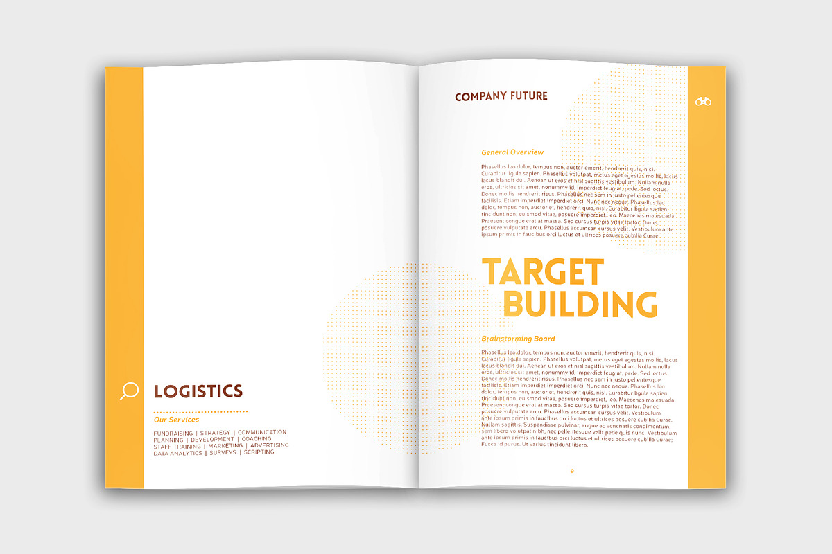 Circular Yellow Booklet, a Brochure Template by velvetmade.designs (Photo 5 of 9)