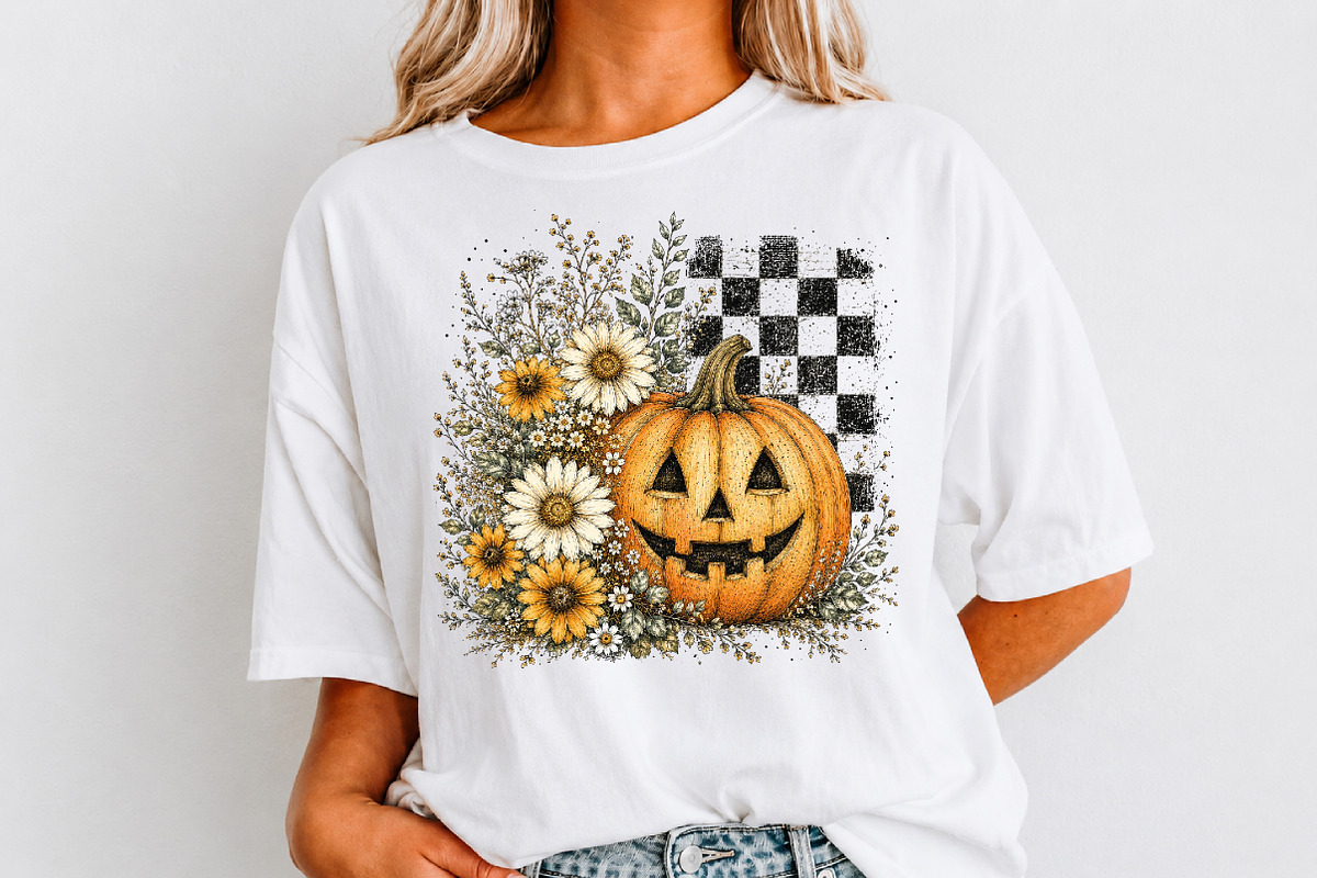 Floral Pumpkin Png, Halloween Png, a Seasonal Illustration by Libby Wishes (Photo 3 of 3)