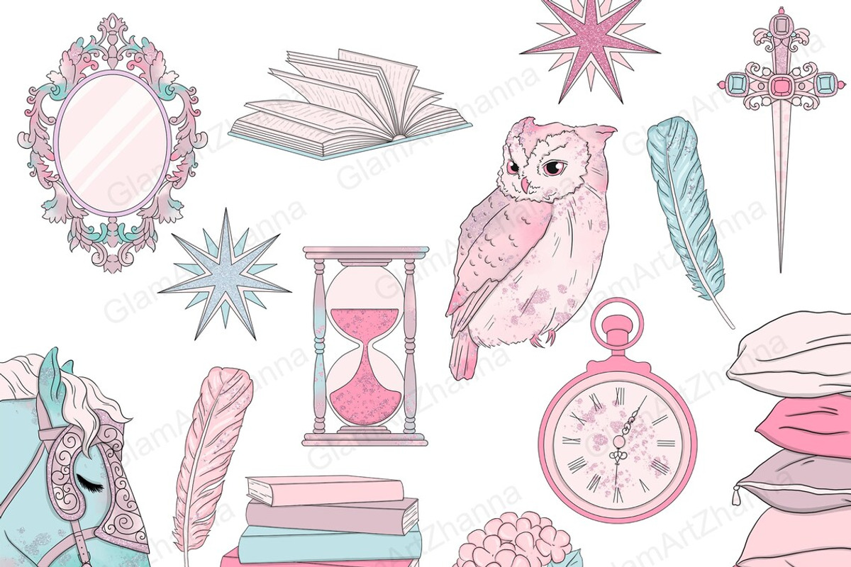Fairytale Clipart, an Object Illustration by GlamArtZhanna (Photo 3 of 3)