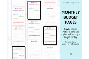 Budget Planner Printable BUNDLE!