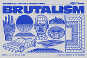 BRUTALISM | 400+ Brutalist Vectors, an Object Graphic by Thundr Co. (Thumbnail 4 of 11)