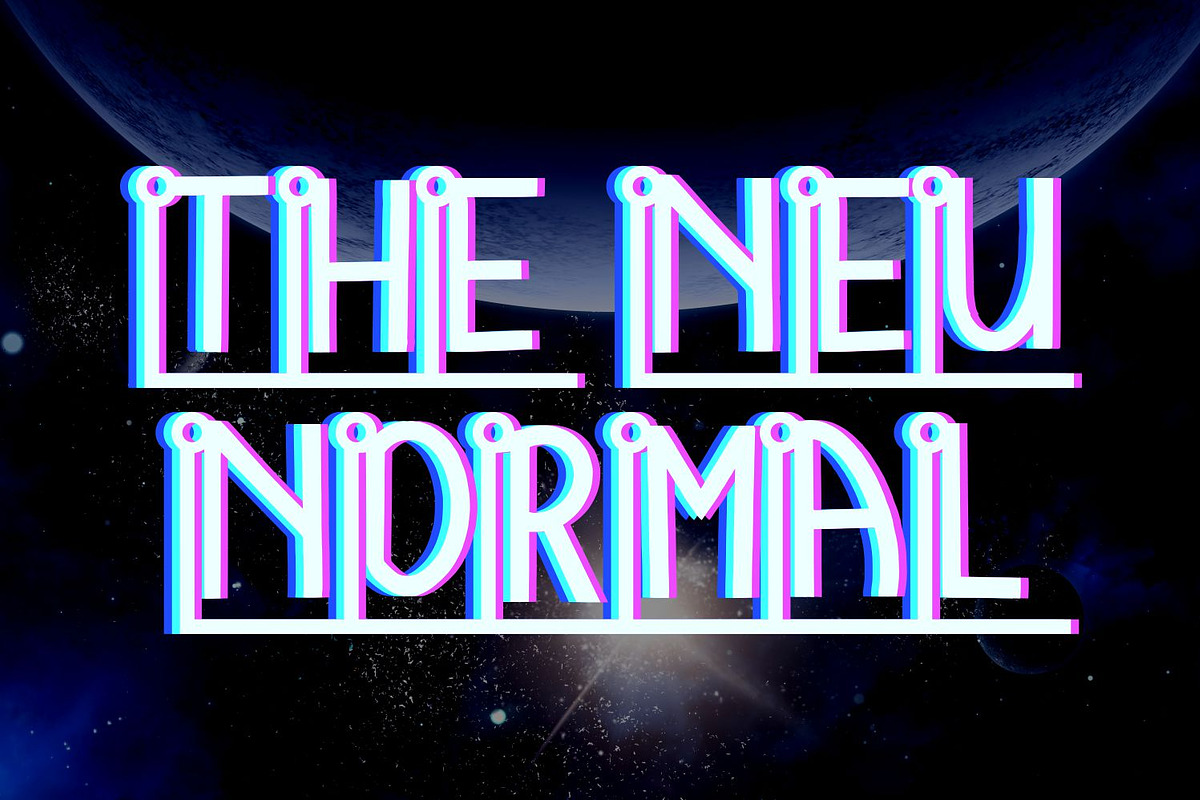 Neuglob - Futuristic Font preview 2