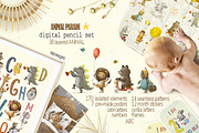 digital pencil | Cute animal parade, an Animal Illustration by TanyaSchuka (Thumbnail 1 of 11)