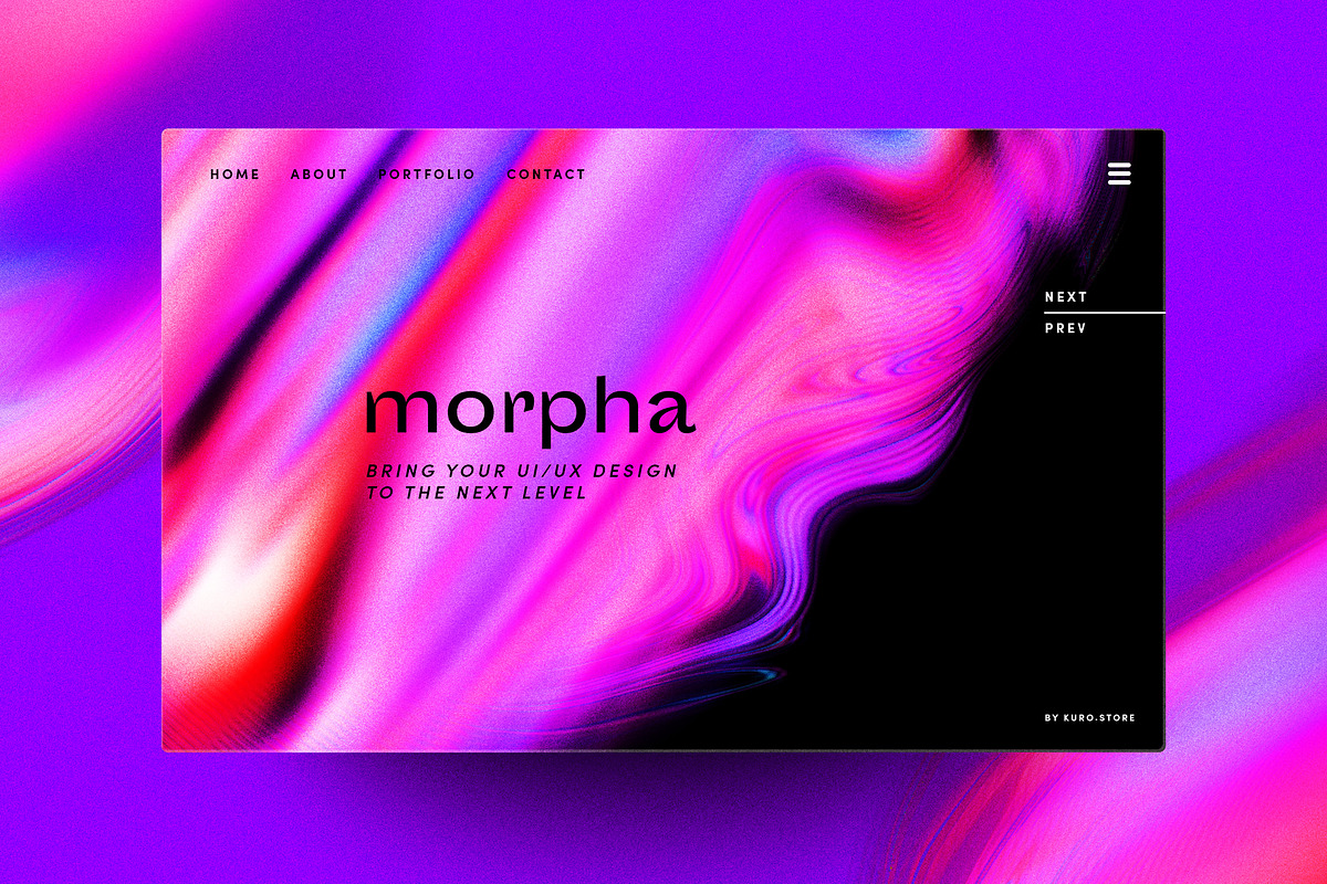 Morpha Retro Gradient Textures, a Texture Graphic by kuro (Photo 5 of 12)