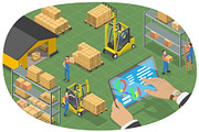 Delivery Services Set 01, a Work Illustration by AndriiStore (Thumbnail 4 of 11)