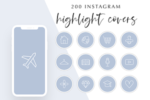 200 Instagram Story Highlight Icons