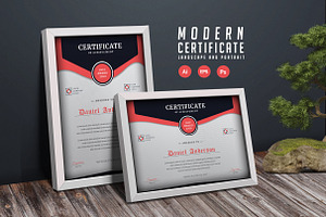 518. Modern Certificate Template