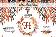 Halloween Wreath & Leaf Set, an Illustration by Kelly Jane Creative (Thumbnail 5 of 5)