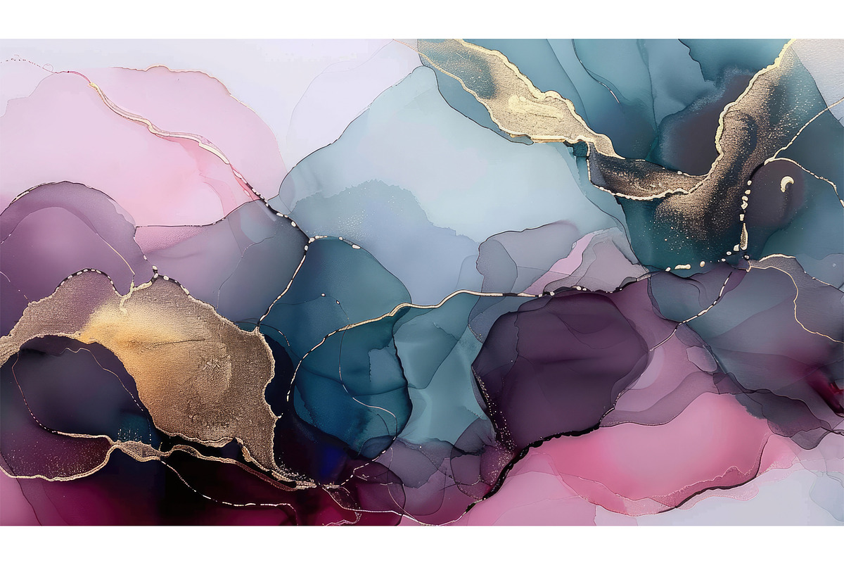 Abstract colorful ink textures, a Texture Graphic by Anntuan (Photo 7 of 9)