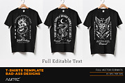 Bad-Ass Tshirt Designs Bundle, an Illustration by Maioriz Shop (Thumbnail 3 of 3)