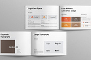 Brand Guidelines Template Landscape, a Brochure Template by Work-Envance (Thumbnail 3 of 9)