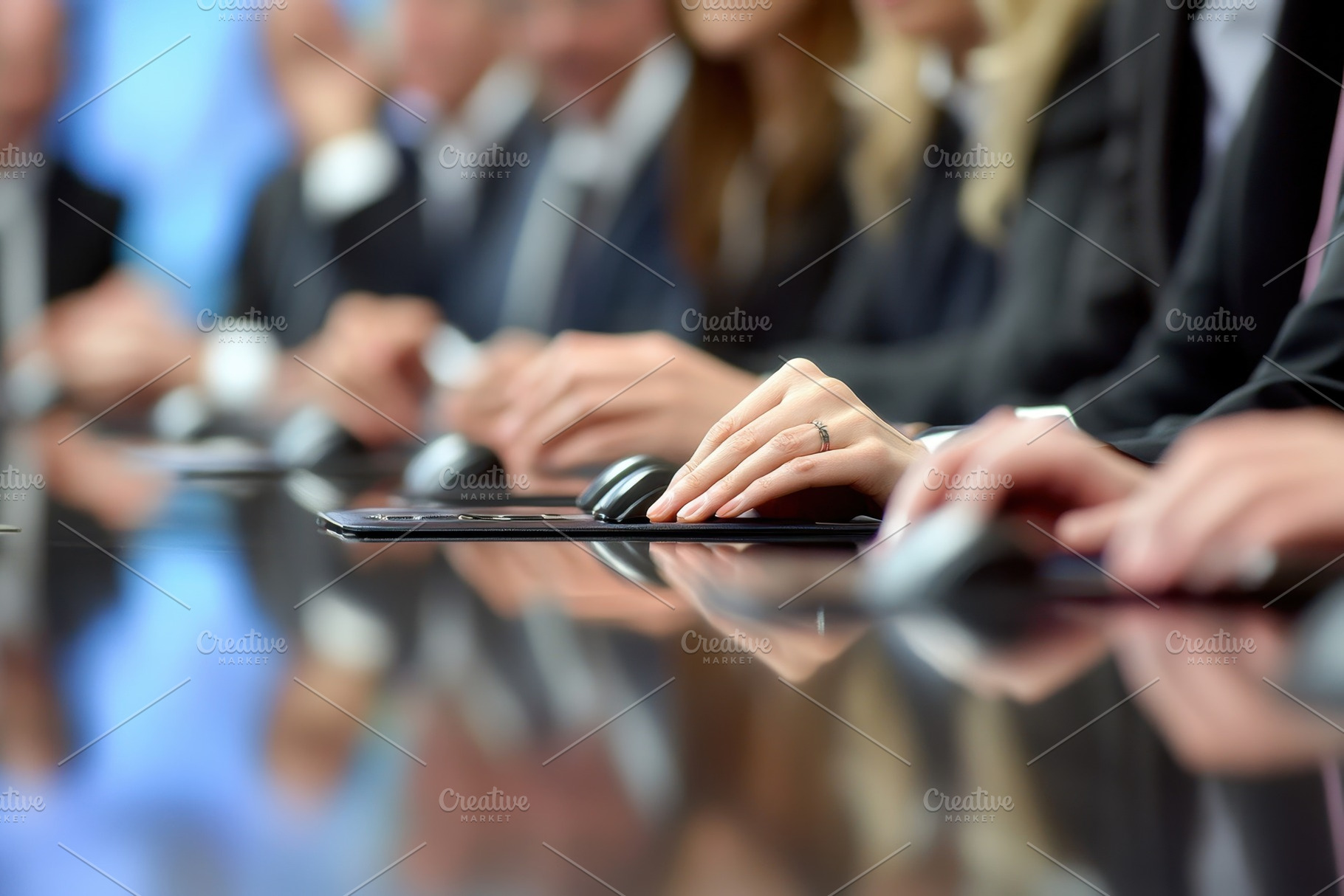 Business professionals engaged in a, a Photo by Iftikhar Alam