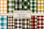 Kitchen Pattern Plaids, a Texture Illustration by DreamPrint404 (Thumbnail 1 of 4)