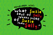 Chicken Noodle Soup Font, a Sans Serif Font by Quirky Queen Media (Thumbnail 6 of 7)