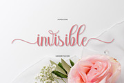Invisible Script, a modern design., a Script Font by Cut Story (Thumbnail 1 of 6)