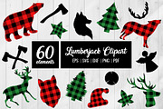 Lumberjack Clipart Laser Cut Designs, an Object Graphic by P.F. Creative Lab (Thumbnail 1 of 5)