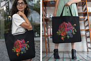 Ripened pomegranate and red roses, a Decorative Illustration by Matrioshka (Thumbnail 7 of 9)