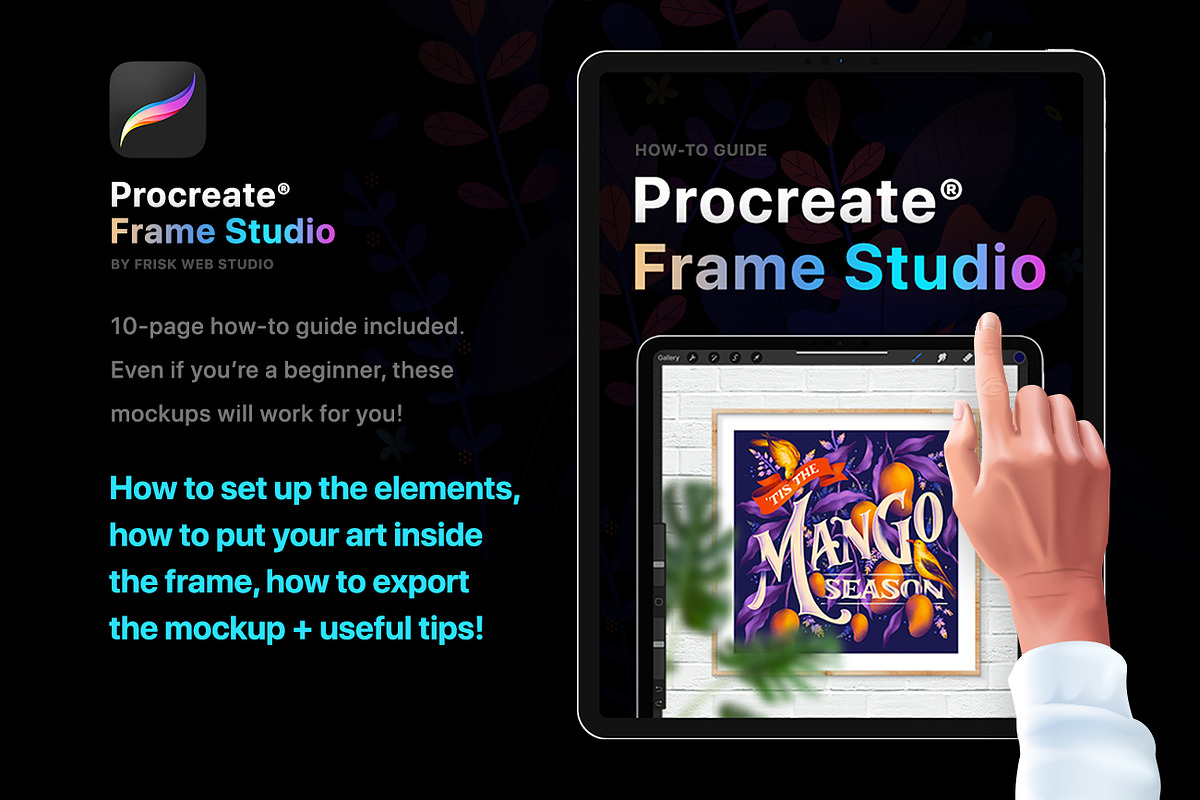 Procreate Frame Studio — Mockups, a Product Mockup by Frisk Shop (Photo 15 of 15)