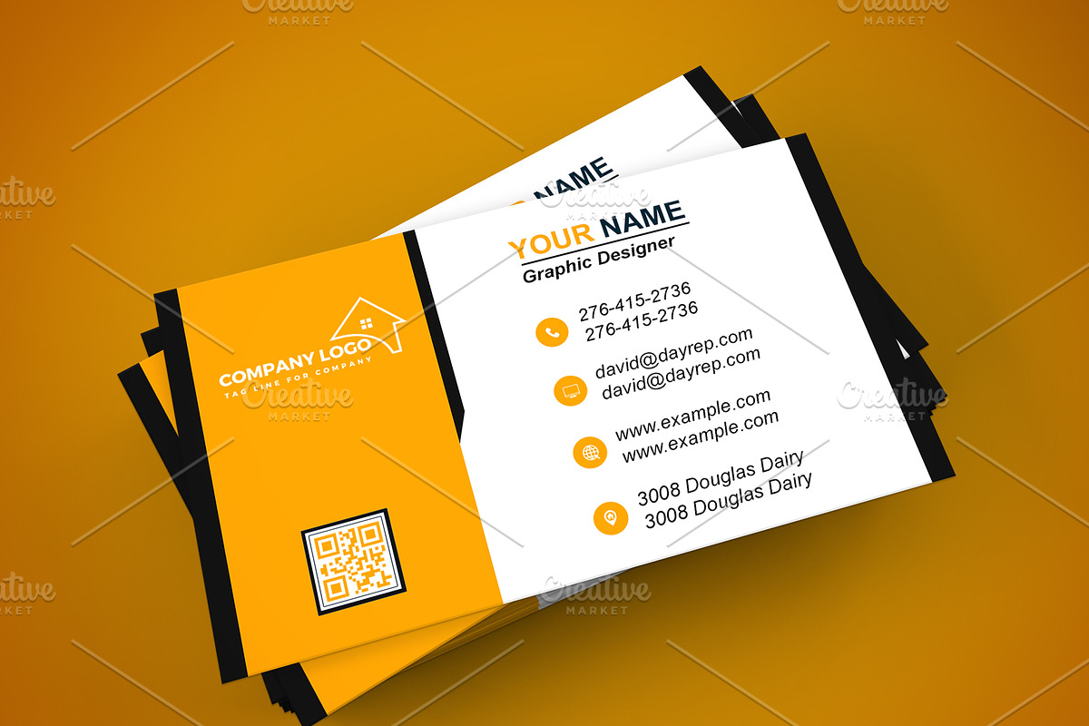 Business Card Template in psd preview 3