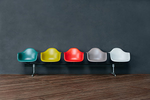 Colorful Chairs, a Wallpaper Photo by M. Klasan
