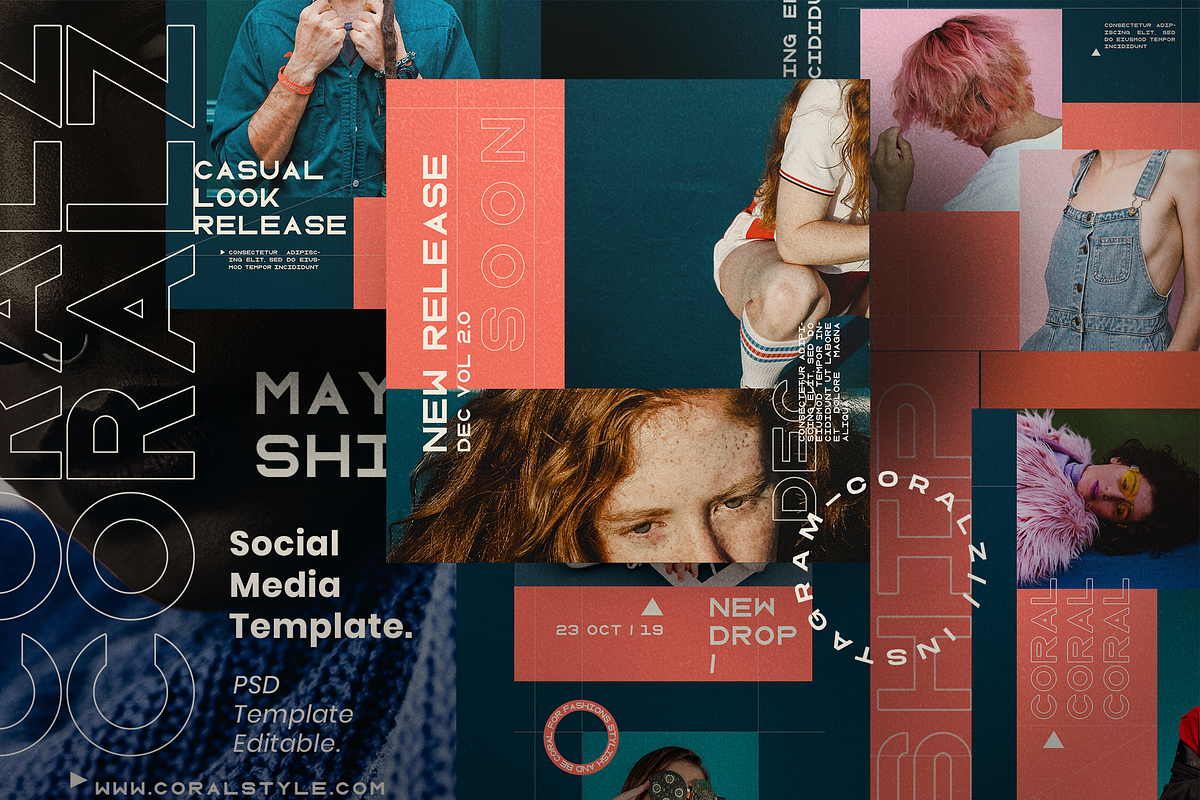 CORALZ - Social Media Template + Sto, a Social Media Template by Dirtytemp Studio (Photo 5 of 5)