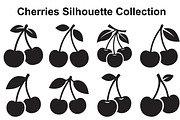 Cherry Branch Silhouette Set, an Object Graphic by Designs_River (Thumbnail 1 of 3)