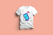 Cracked Phone Cartoon Vector, a Technology Illustration by Artstorystudio (Thumbnail 3 of 3)