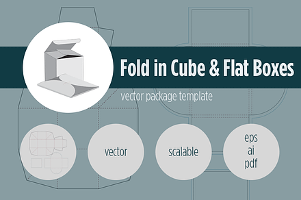 Fold in Cube & Flat Boxes