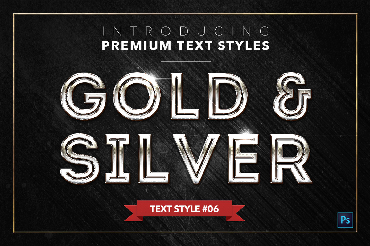 Gold & Silver #2 - 20 Text Styles preview 7