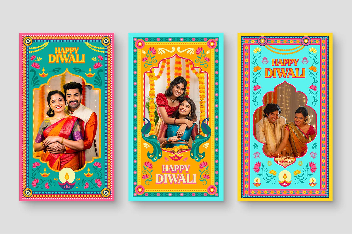 Happy Diwali Photo Frame Template, a Flyer Template by BrandPacks (Photo 5 of 5)