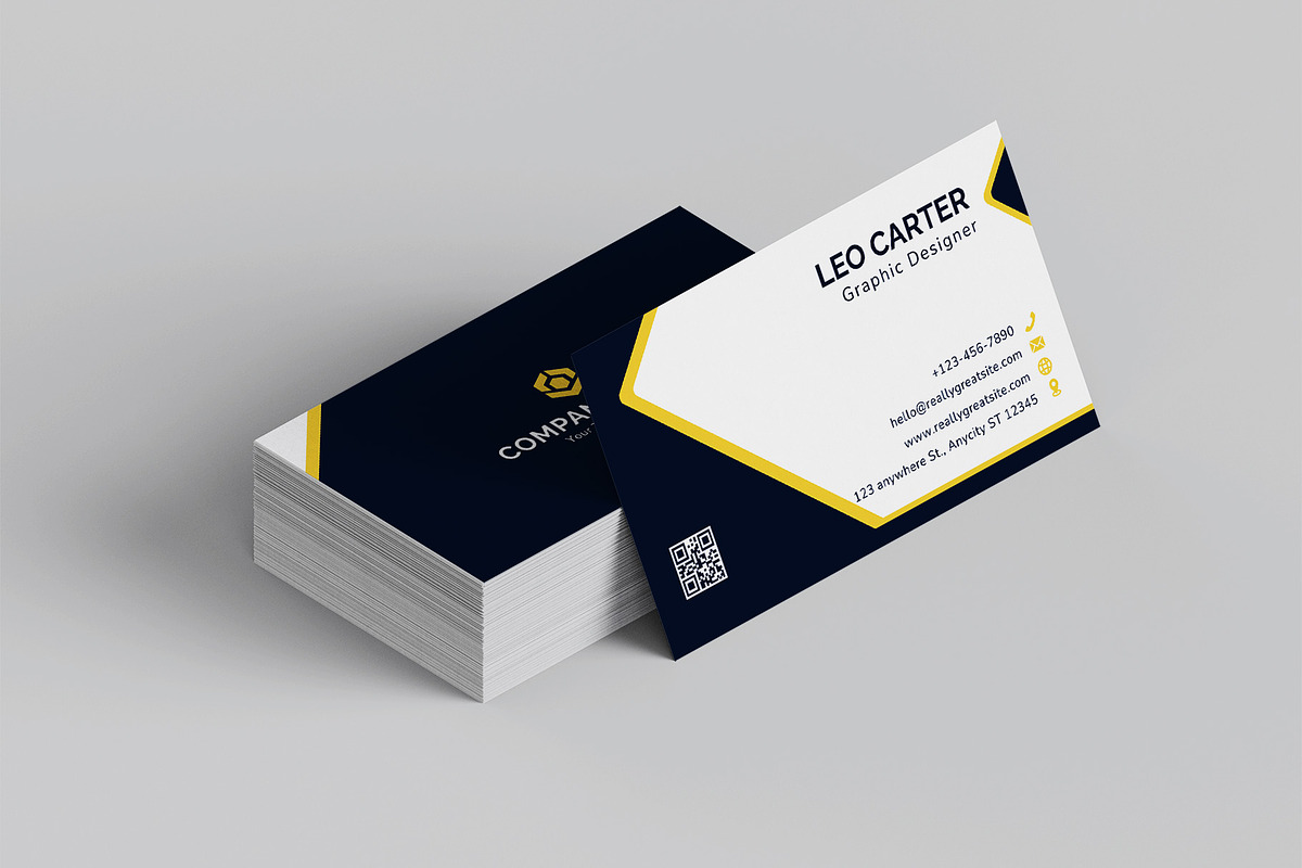 Modern Professional Business Card, a Business Card Template by Artnivora.Std