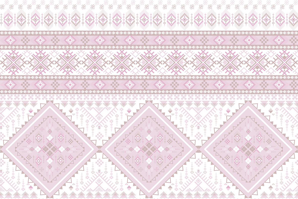 soft pink ethnic pattern