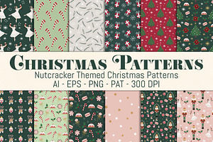 Nutcracker Seamless Patterns