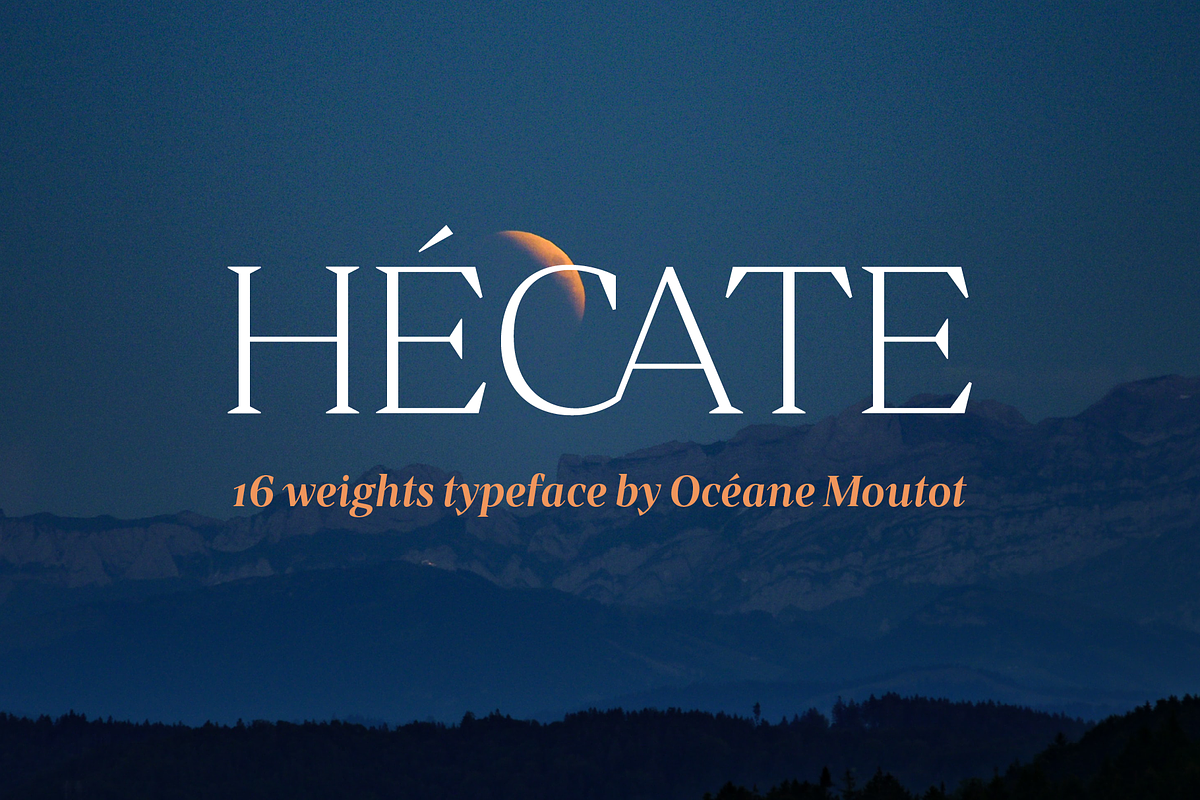 Hécate, a Serif Font by OceaneM (Photo 1 of 6)