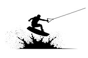 Water Ski Silhouette Vector Bundle, an Illustration by Designs_River (Thumbnail 44 of 51)