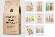 Coffee Bag Mockups, a Packaging Mockup by pixelmock (Thumbnail 2 of 14)