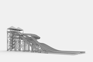 3D Model Waterpark Slide 14