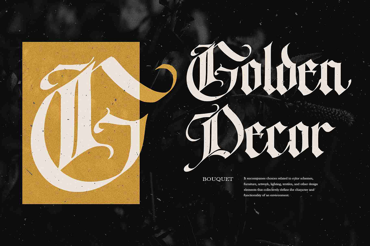 The celestial - Blackletter Font, a Blackletter Font by Vampstudio (Photo 10 of 13)