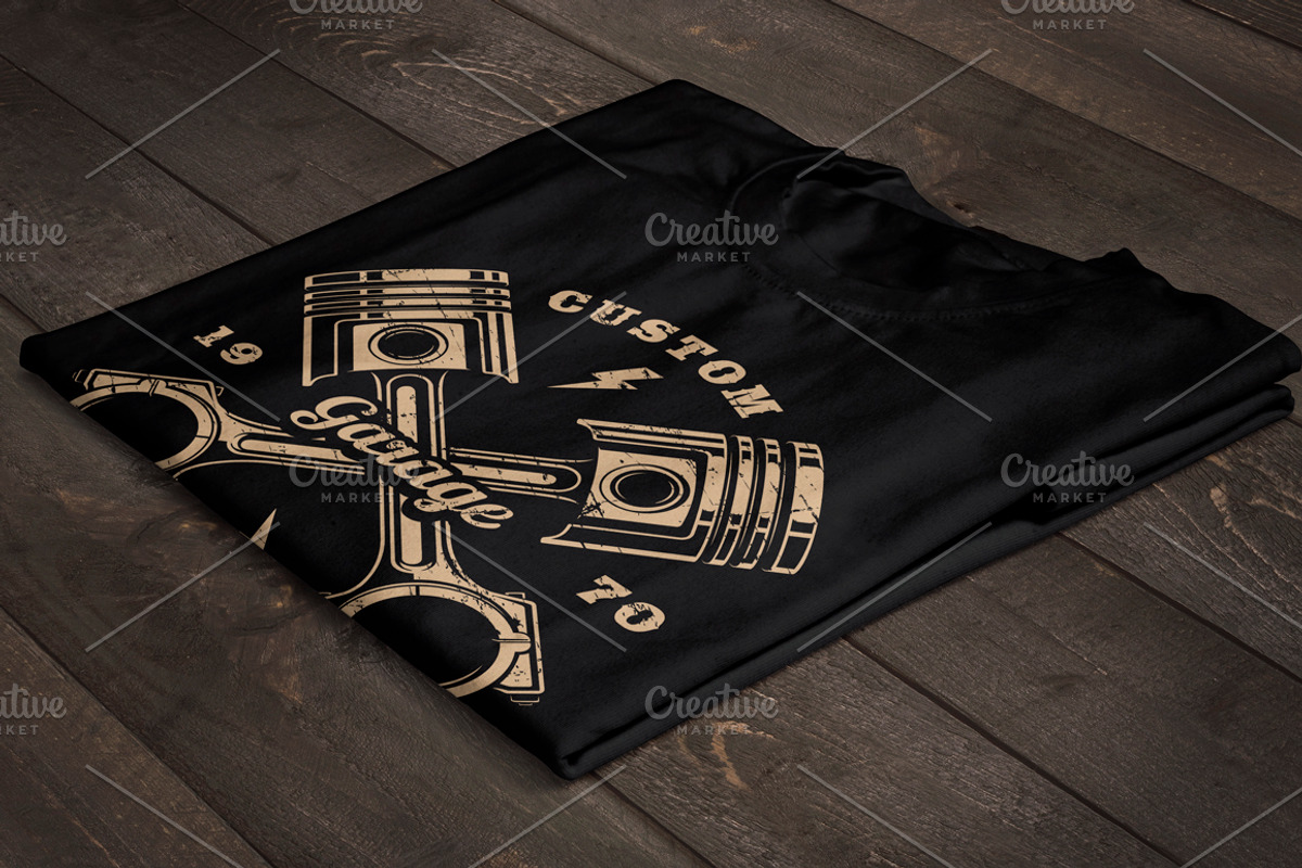 Motorcycle vector design set #1, a Branding & Logo Template by Harry Kasyanov (Photo 7 of 11)