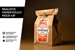 Paper Pouch Mockup Pack